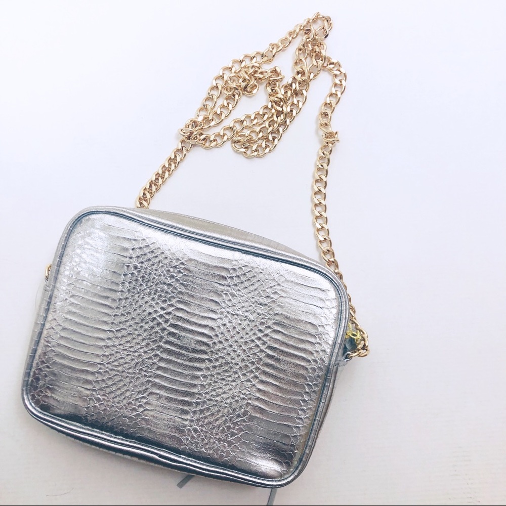 NWT Victorias Secret | Silver Crossbody Bag - Picture 6 of 6